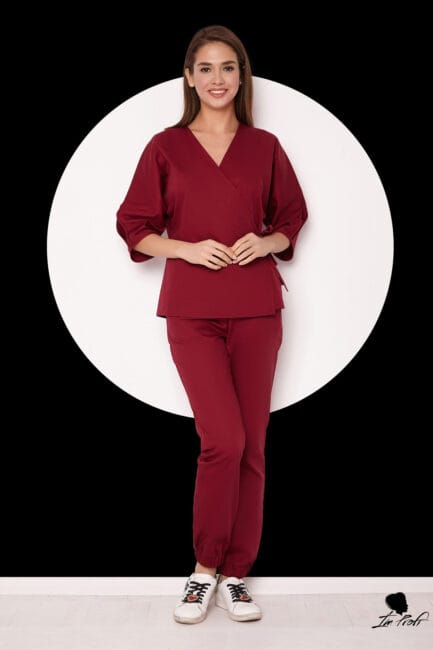 Improfi P02 Scrub Set Bordo 01