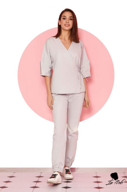 Improfi P02 Scrub Set Grey 01