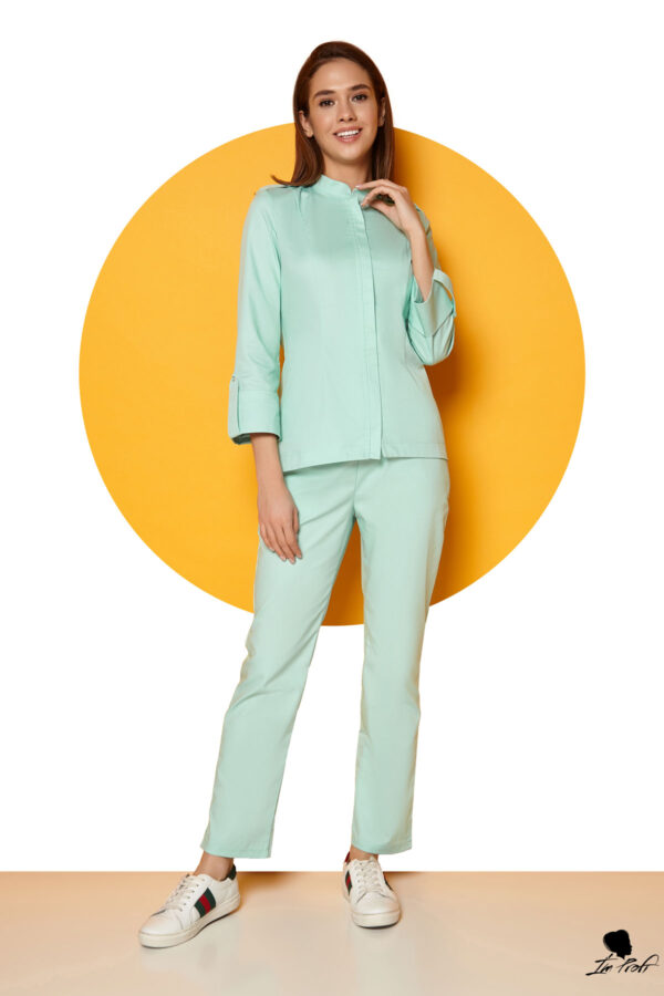 Медичний костюм для лікаря – P3 - М'ятний