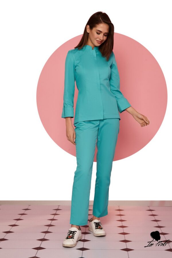 Медичний костюм для лікаря – P3 - Бірюзовий