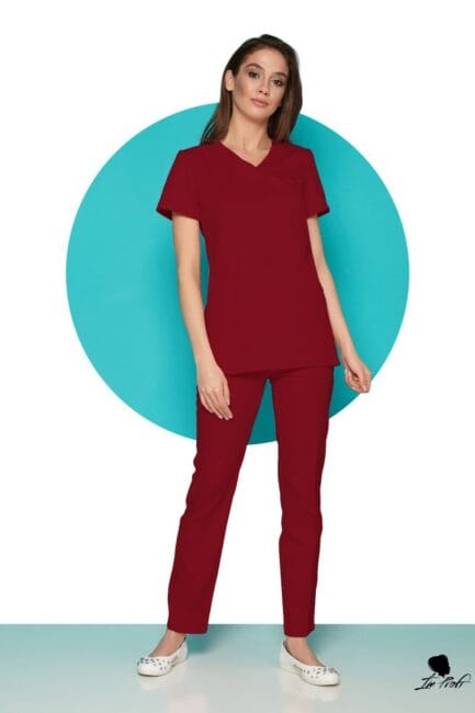 Improfi P09 Scrub Set Bordo 01