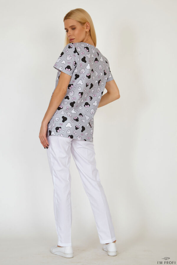 Яскравий костюм з принтом на сорочці – P119