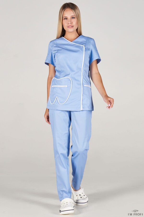 Костюм стоматолога – P127 - Блакитний
