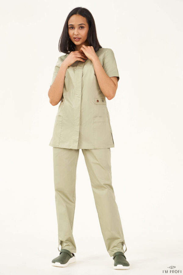 Костюм медика або б'юті-майстра – P131 - Фісташковий