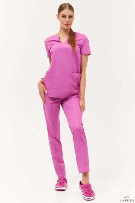 Improfi P14 Scrub Set Fuchsia 01