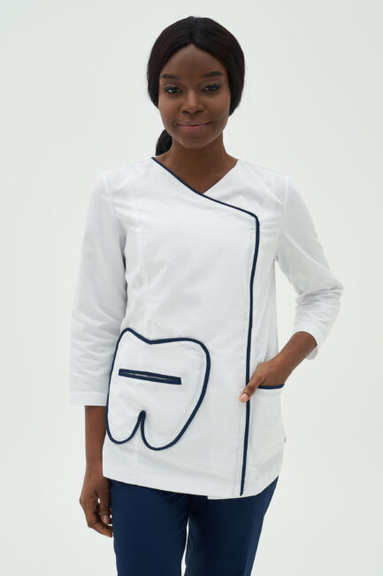 Improfi P144 Scrub Set White Blue 03