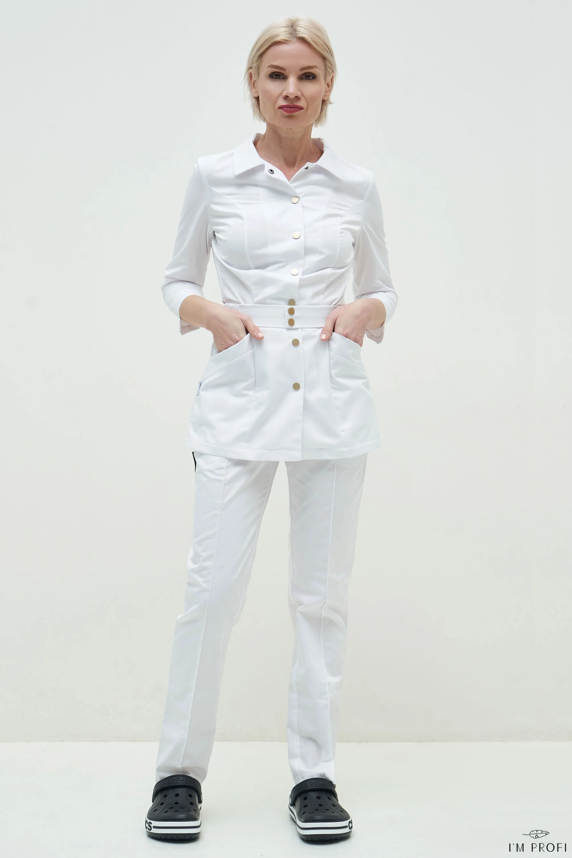 Improfi P148 Scrub Set White 01