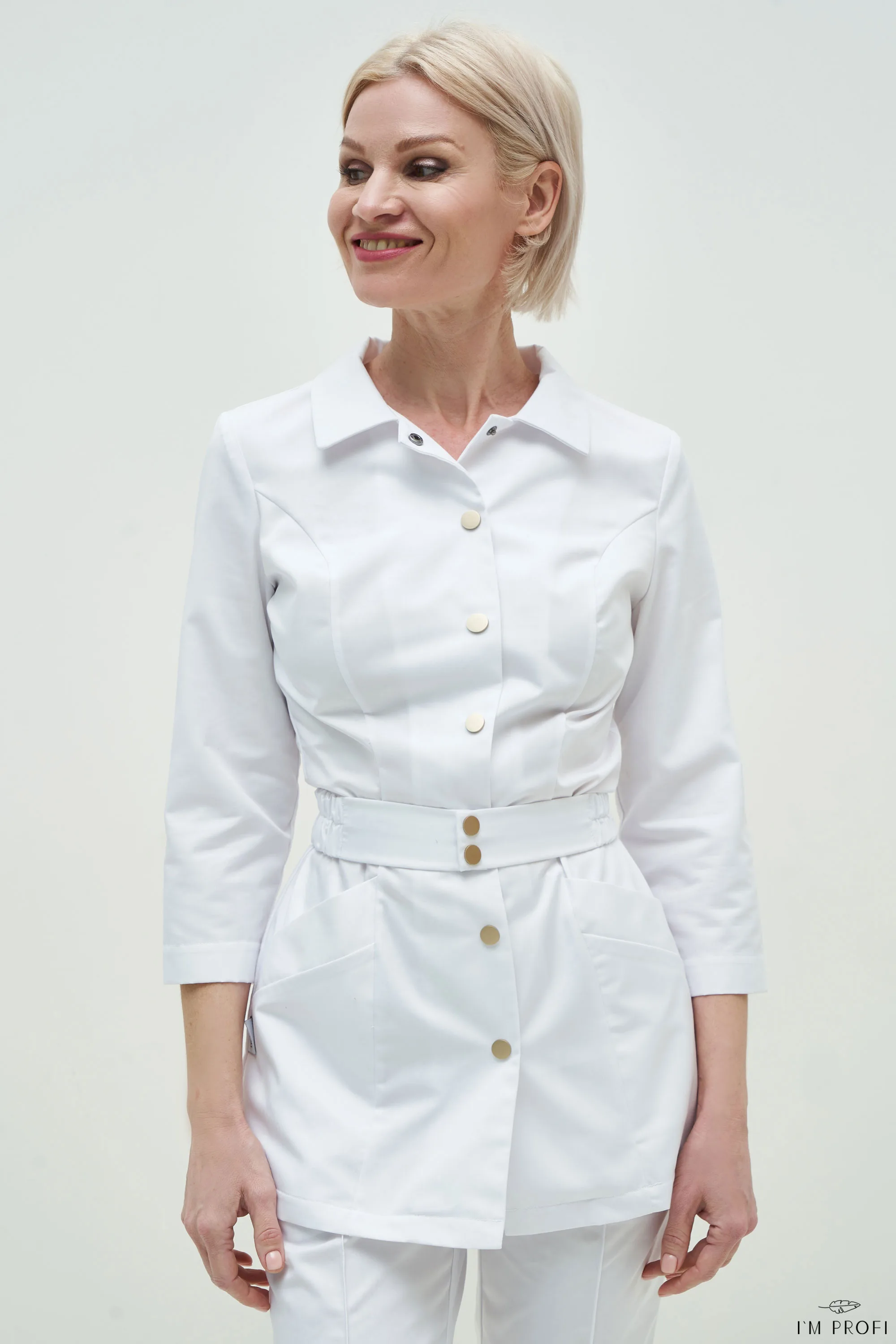 Improfi P148 Scrub Set White 03