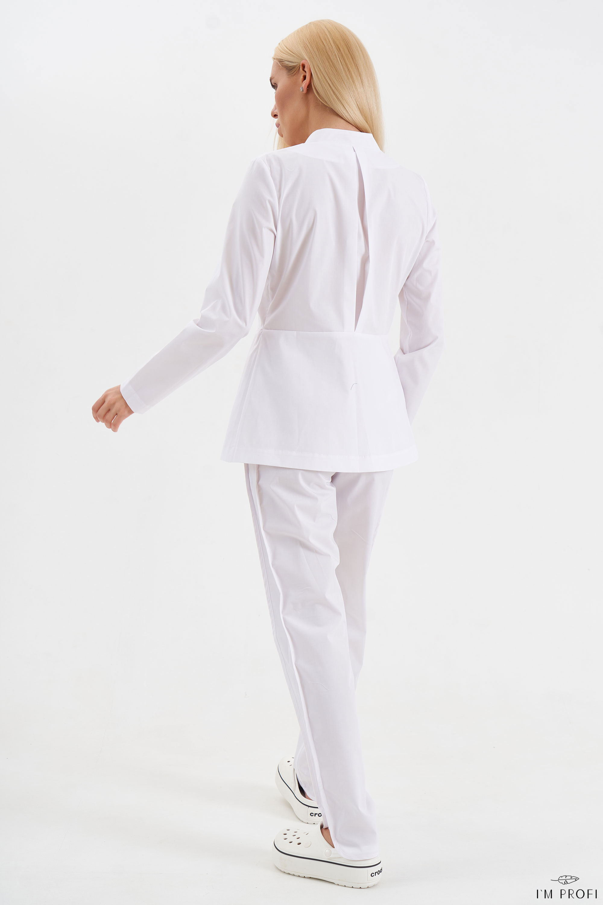 Класичний жіночий медичний костюм – P168 - Зображення 2