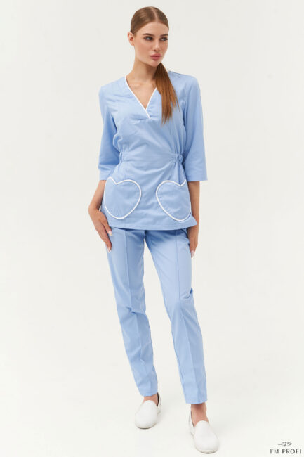Improfi P174 Scrub Set Light Blue 01