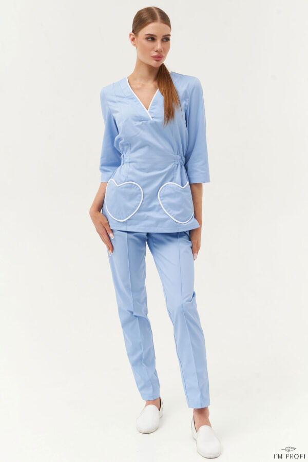 Костюм б’юті майстра – P174 - Блакитний