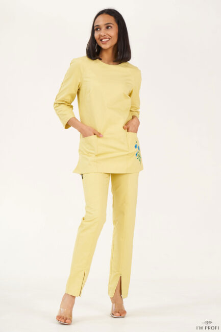 Improfi P184 Scrub Set Yellow 01