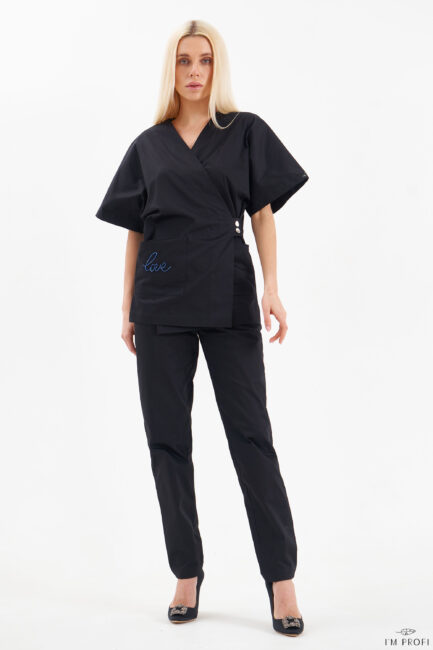 Improfi P196 Scrub Set Black 01
