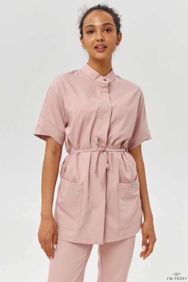 Блуза – P213T - Пудровий