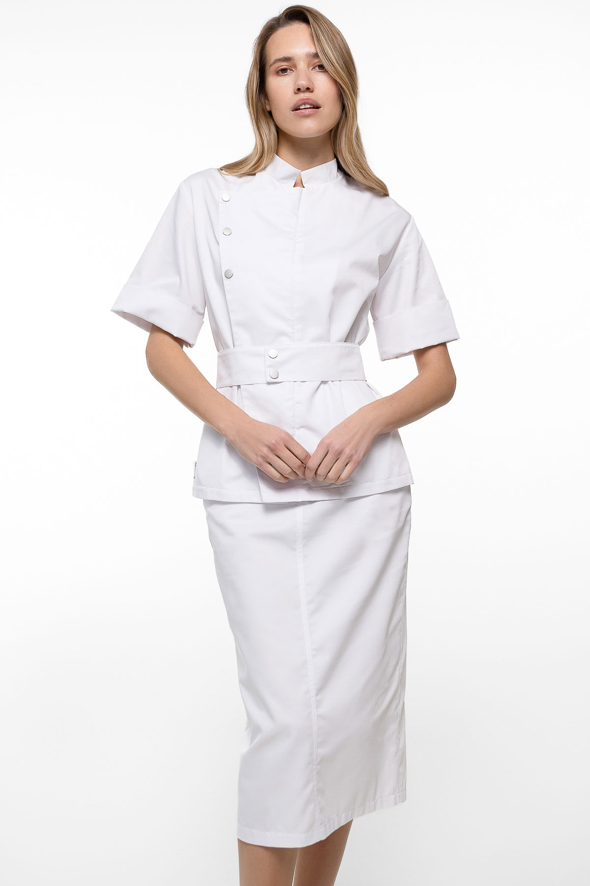Медичний костюм зі спідницею – P268 - Зображення 3
