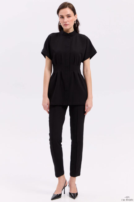 Жіночий медичний костюм – P312 - Чорний
