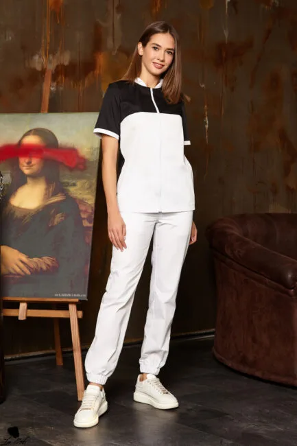 Improfi P32 Scrub Set White Black 01