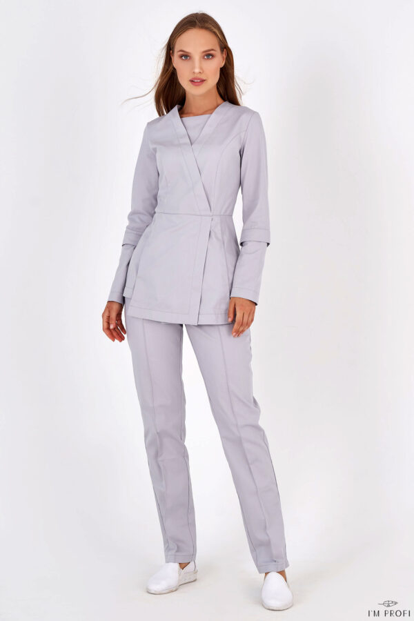 Оригінальний медичний костюм – P37 - Сірий
