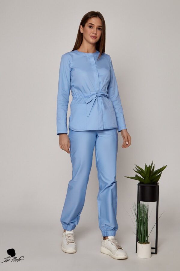 Оригінальний медичний костюм – P39 - Блакитний