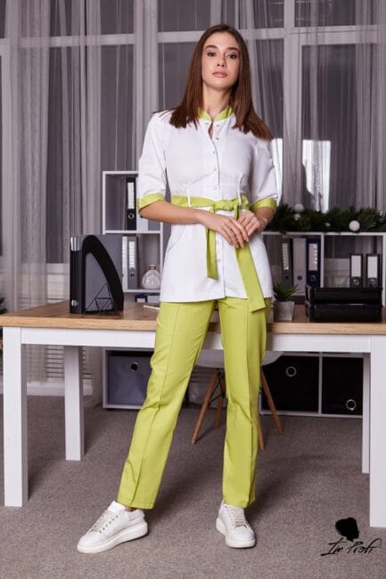 Improfi P44 Scrub Set White Lime 01