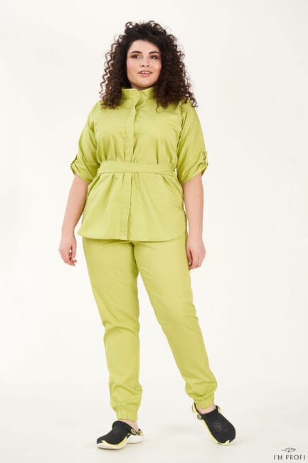 Improfi P61 Scrub Set Plus Size Lime 01