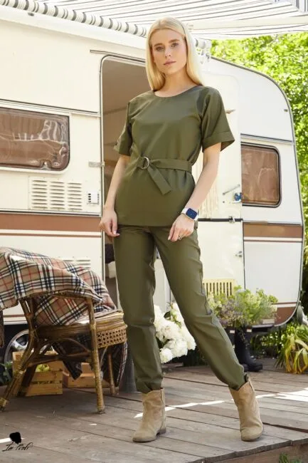 Improfi P63 Scrub Set Khaki 01