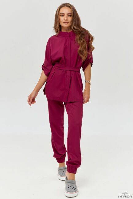 Improfi P65 Scrub Set Burgundy 01