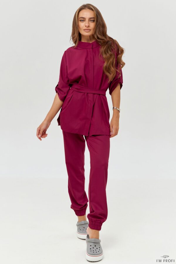 Костюм б’юті-майстра – P65 - Бордовий
