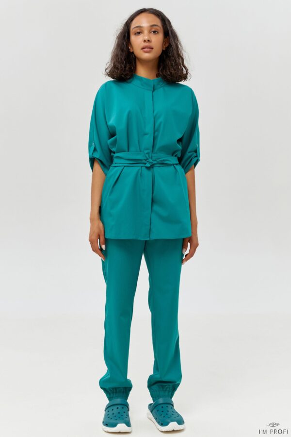 Костюм б’юті-майстра – P65 - Смарагдовий