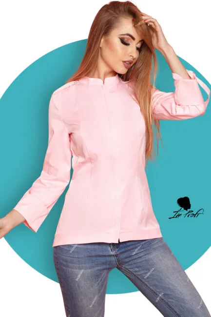 Improfi P03t Scrub Top Pink 01