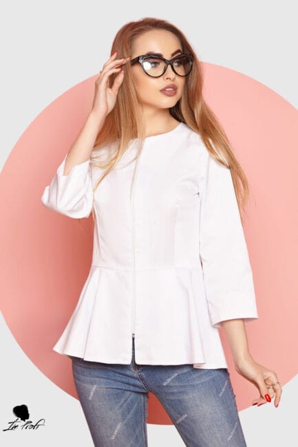 Improfi P04t Scrub Top White 01