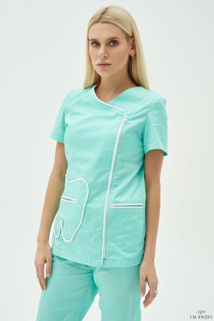 Improfi P127t Scrub Top Mint 01