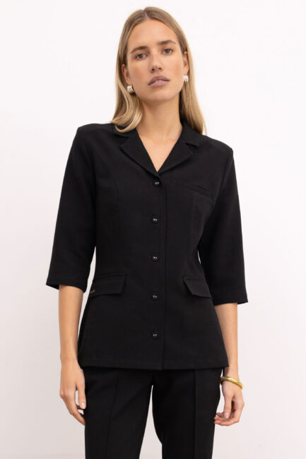 Improfi P297 Scrub Top Black 01