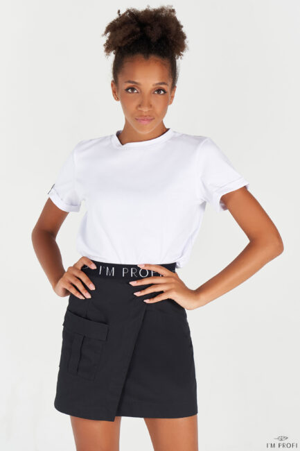 Improfi P123 T Shirt White Skirt Black 03