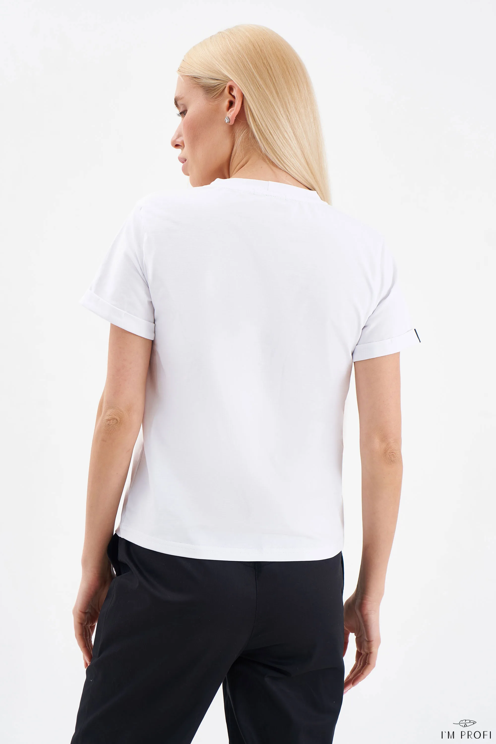 Improfi P123bh T Shirt Blue Heart White 02