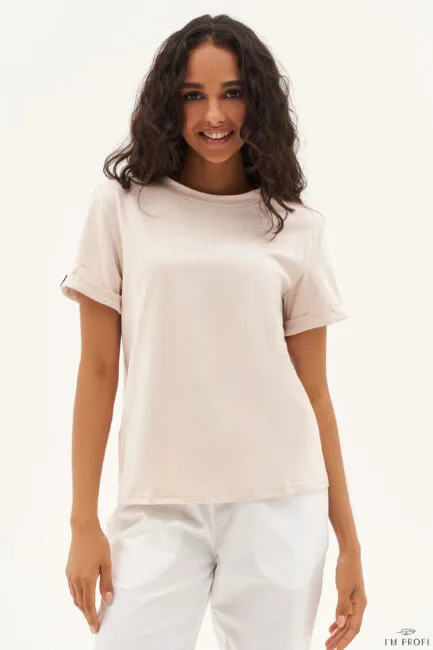 Improfi P123nn T Shirt Primum Non Nocere Beige 01