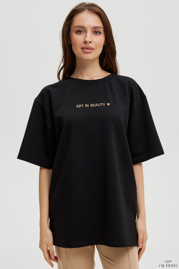 Футболка “Art in beauty” – P204ab - Чорний