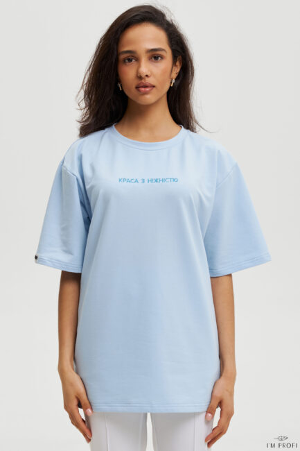 Improfi P204bt T Shirt Beauty With Tenderness Light Blue 01