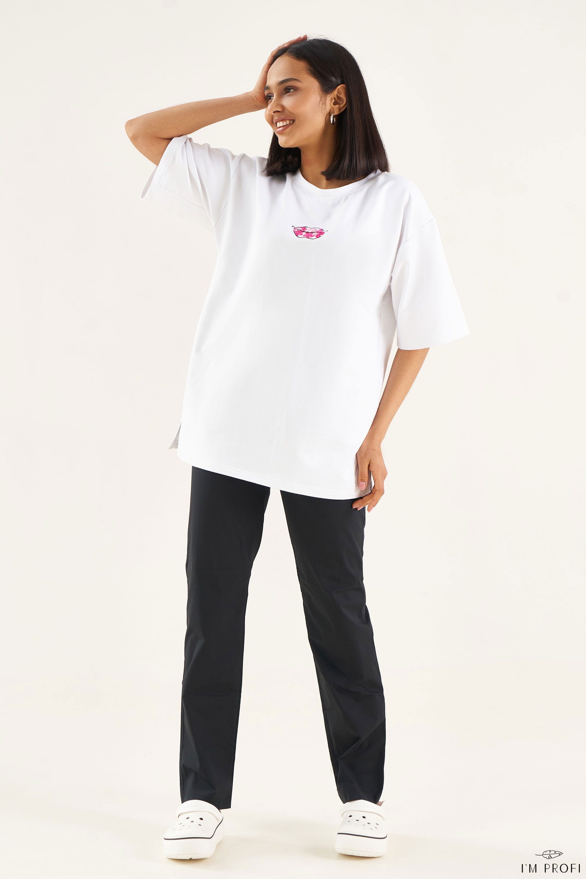 Футболка "Червоні губи" – P204rl - Зображення 3