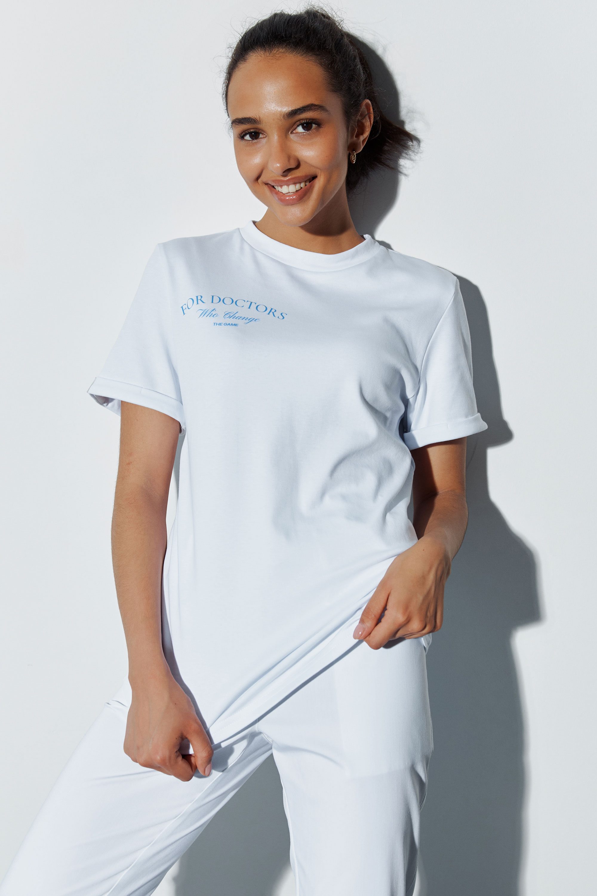 Футболка бавовняна "For Doctors" – P260fd - Зображення 3